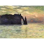 Monet vẽ tranh hoàng hôn Étretat vào giờ nào?